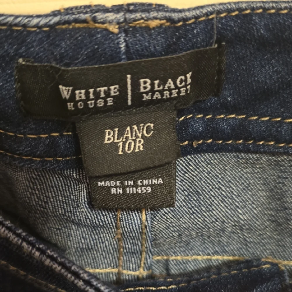 White‎ House Black Market Dark Indigo Flare Jeans